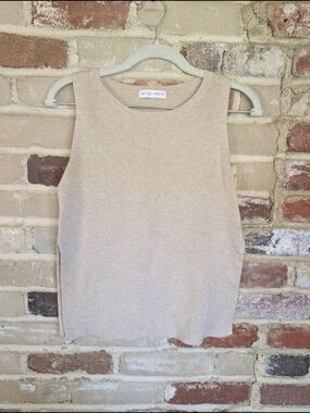 Neutral Ground Cream Knit Tank Top